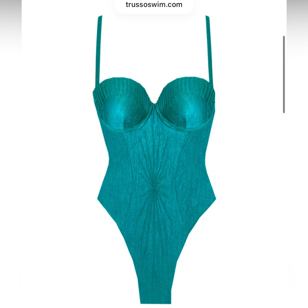 (XL, Short Torso) TRUSSO Swim Bermuda One-Piece Swimsuit